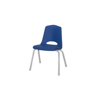 Children's Chair Blue with White Frame