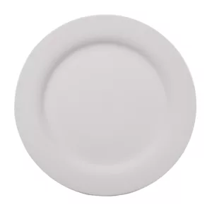 12" White Rim Charger