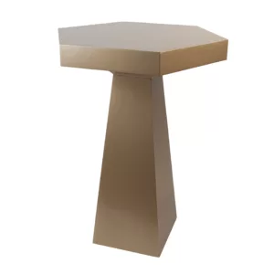 Gold Honeycomb Cocktail Table
