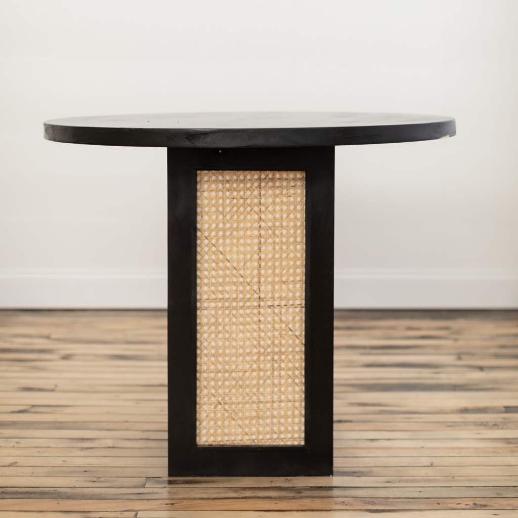 Cecilia Cane Black Cocktail Table