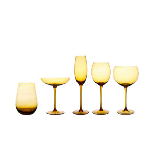 Hepburn Amber Stemware