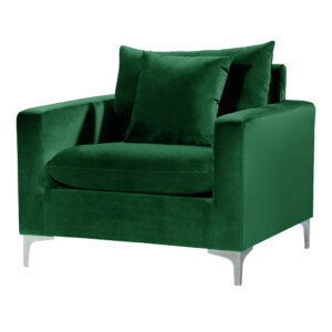 Emery Velvet Green Chair