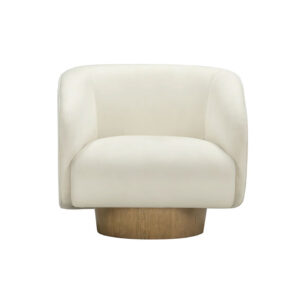 Lucia Ivory Velvet Side Chair
