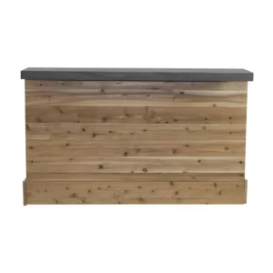 6' Natural Cedar Bar